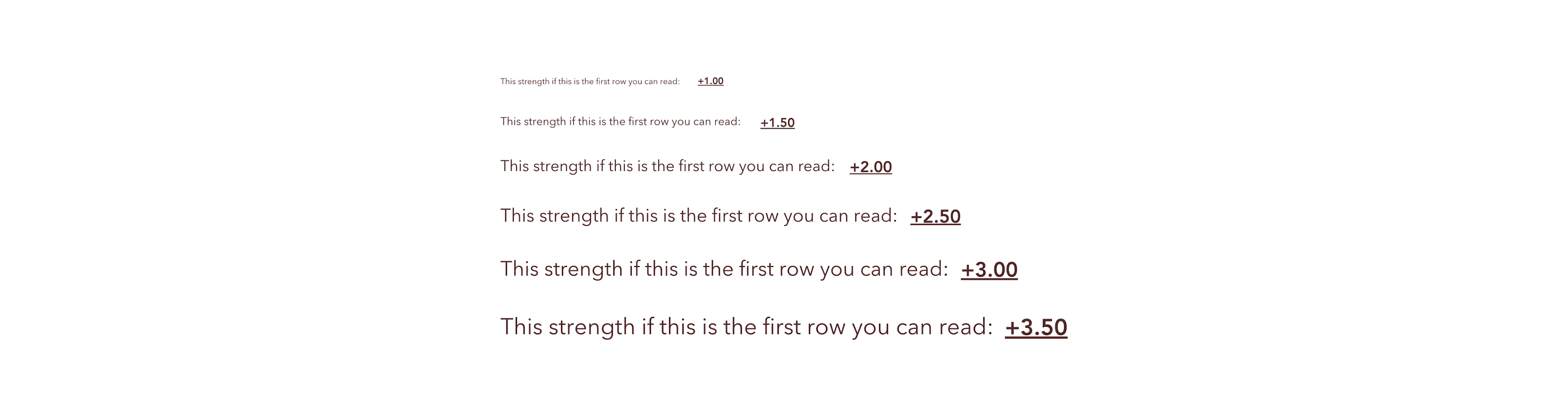 Eye test online to find what strength reading glasses are right for you